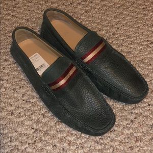 New Bally Mens Wabler Leather Loafers us 8.5